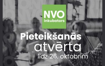 Atvērta pieteikšanās NVO inkubatora 2.ciklam