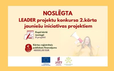 Projektu konkursa 2.kārta noslēgta