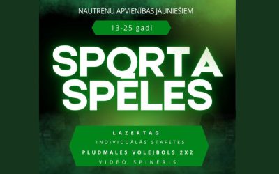 Vasaras sporta spēles Nautrēnu apvienības pagastu jauniešiem