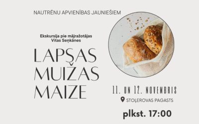 Nautrēnu apvienības jaunieši apmeklēs maizes