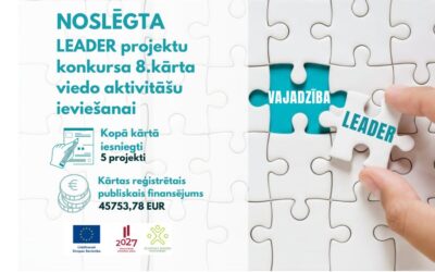 Projektu konkursa 8.kārta noslēgta