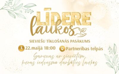 Aicinām piedalīties sieviešu tīklošanās pasākumā