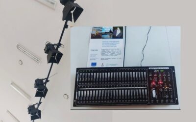 Jauns skatuves apgaismojums Sakstagala sabiedrisko aktivitāšu centram