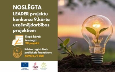 Projektu konkursa 9.kārta noslēgta