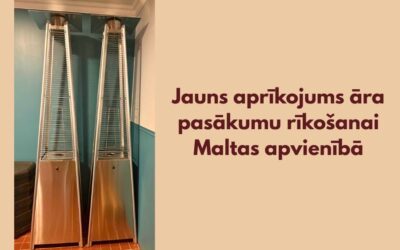 Jauns aprīkojums āra pasākumu rīkošanai Maltas apvienībā